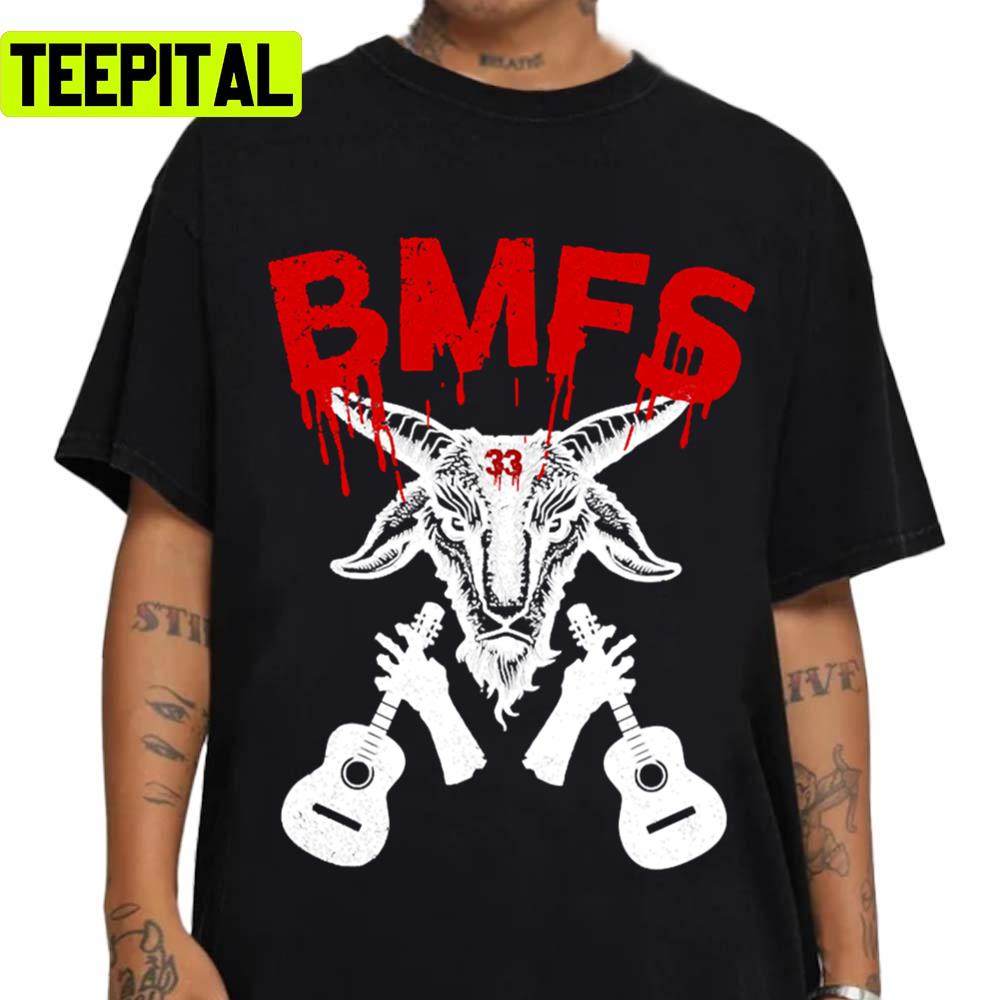 Bmfs Metal Goat Charley Crockett Unisex T-Shirt Bmfs Metal Goat Charley Crockett Unisex T-Shirt