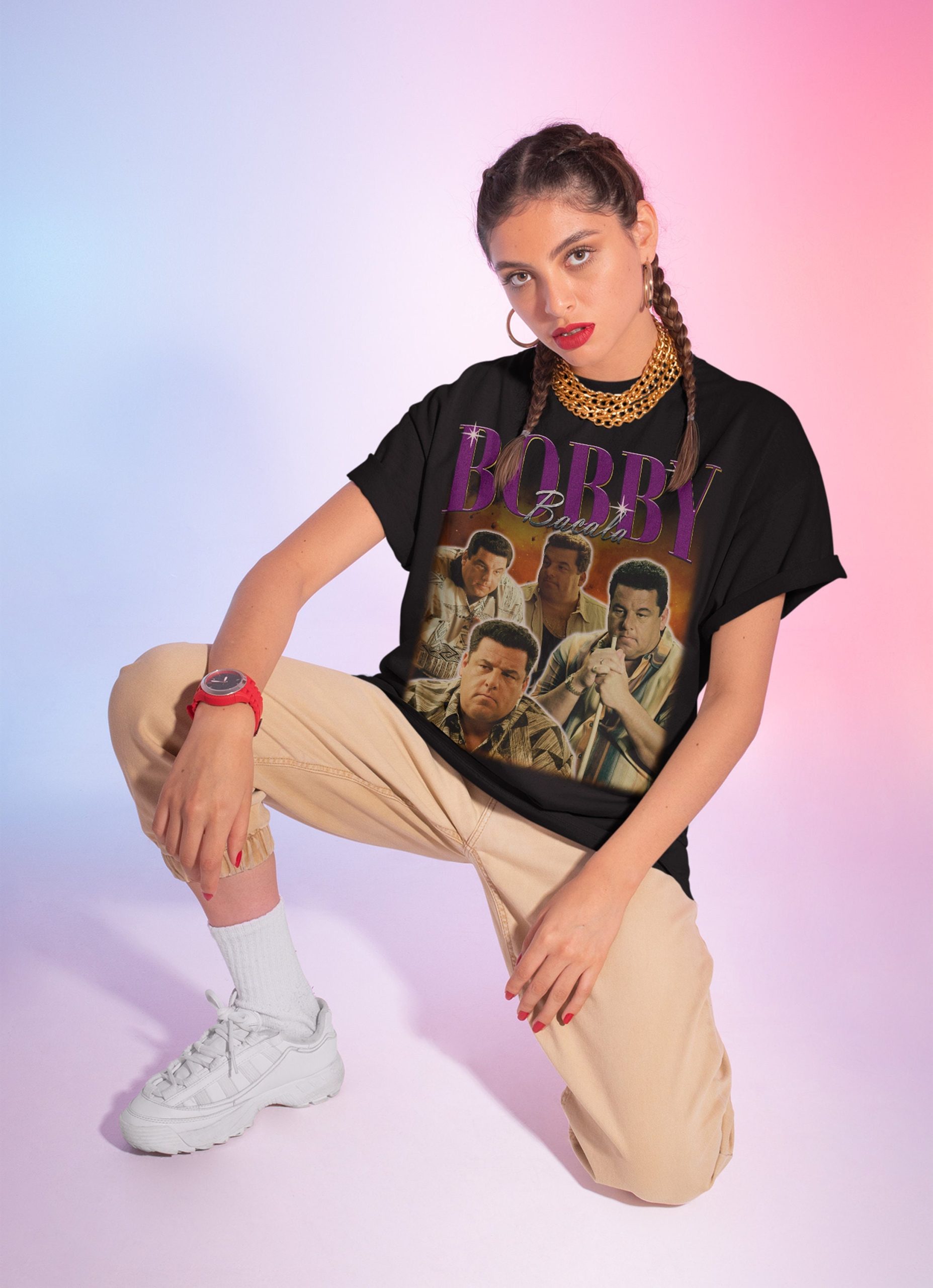 Bobby Baccalieri Vintage Bobby Bacala American Italian Many Saints Of Newark Unisex T-Shirt Bobby Baccalieri Vintage Bobby Bacala American Italian Many Saints Of Newark Unisex T-Shirt