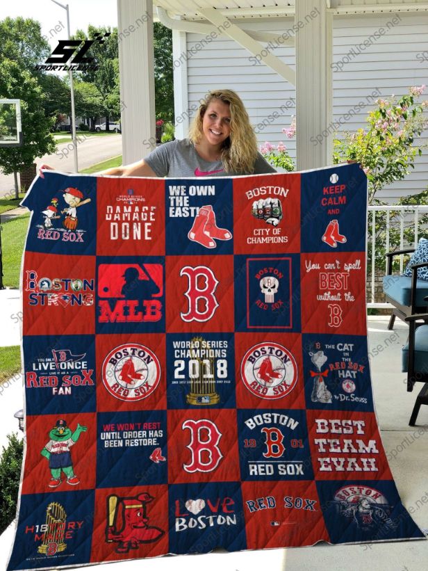 Boston Red Sox World Series Champions Quilt Blanket Boston Red Sox World Series Champions Quilt Blanket