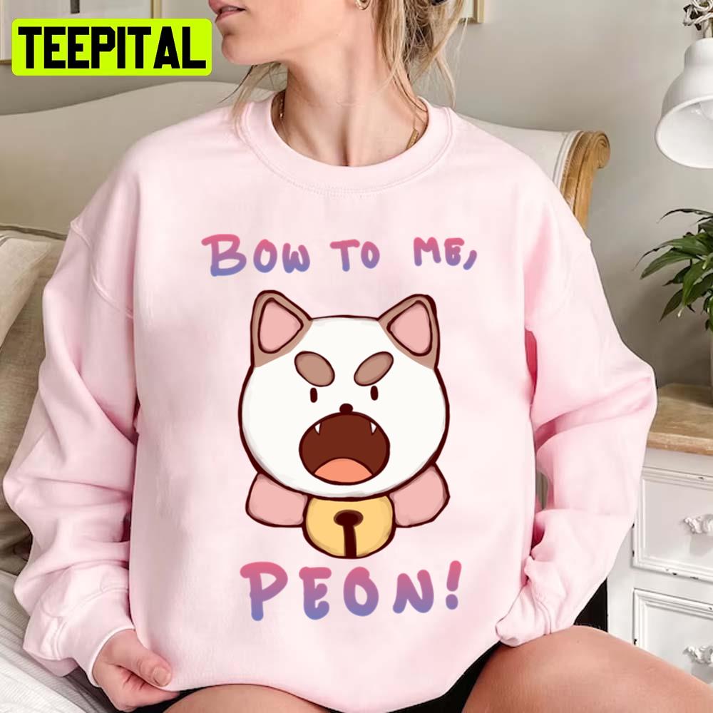 Bow To Me Peon Bee And Puppycat Unisex Sweatshirt Bow To Me Peon Bee And Puppycat Unisex Sweatshirt