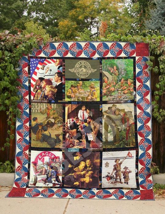 Boy Scouts Quilt Blanket Boy Scouts Quilt Blanket