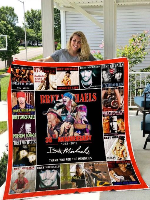 Bret Michaels Quilt Blanket
