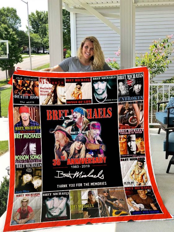 Bret Michaels Quilt Blanket Bret Michaels Quilt Blanket