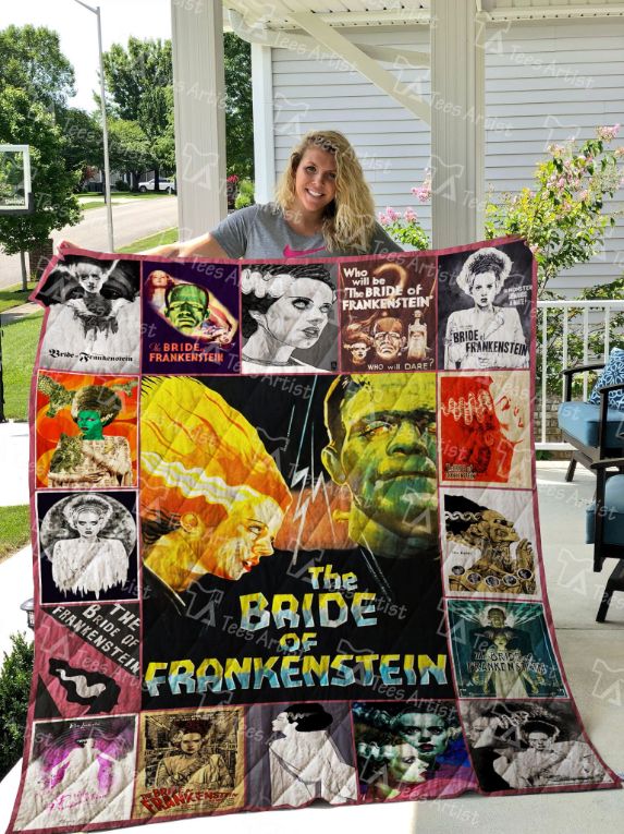 Bride Of Frankenstein Quilt Blanket Bride Of Frankenstein Quilt Blanket