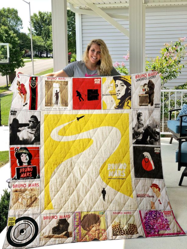 Bruno Mars CollectionLove97 Quilt Blanket Bruno Mars CollectionLove97 Quilt Blanket