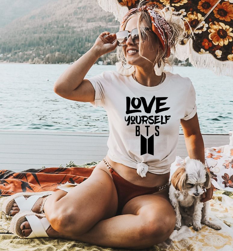 BTS Love Yourself Logo Shirt BTS Love Yourself Logo Shirt
