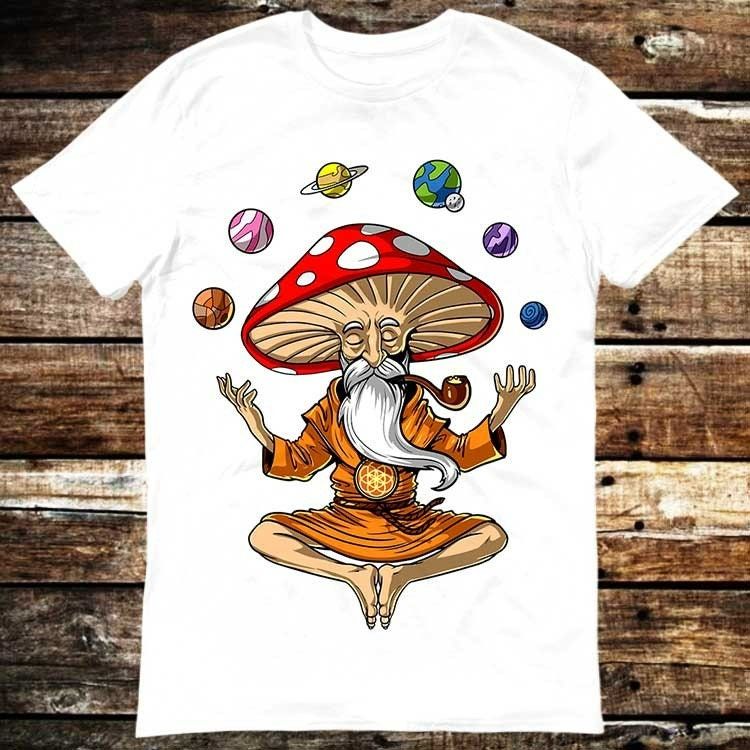 Buddha Planet Meditation Zen Magic Mushroom Om Yoga T-Shirt Buddha Planet Meditation Zen Magic Mushroom Om Yoga T-Shirt