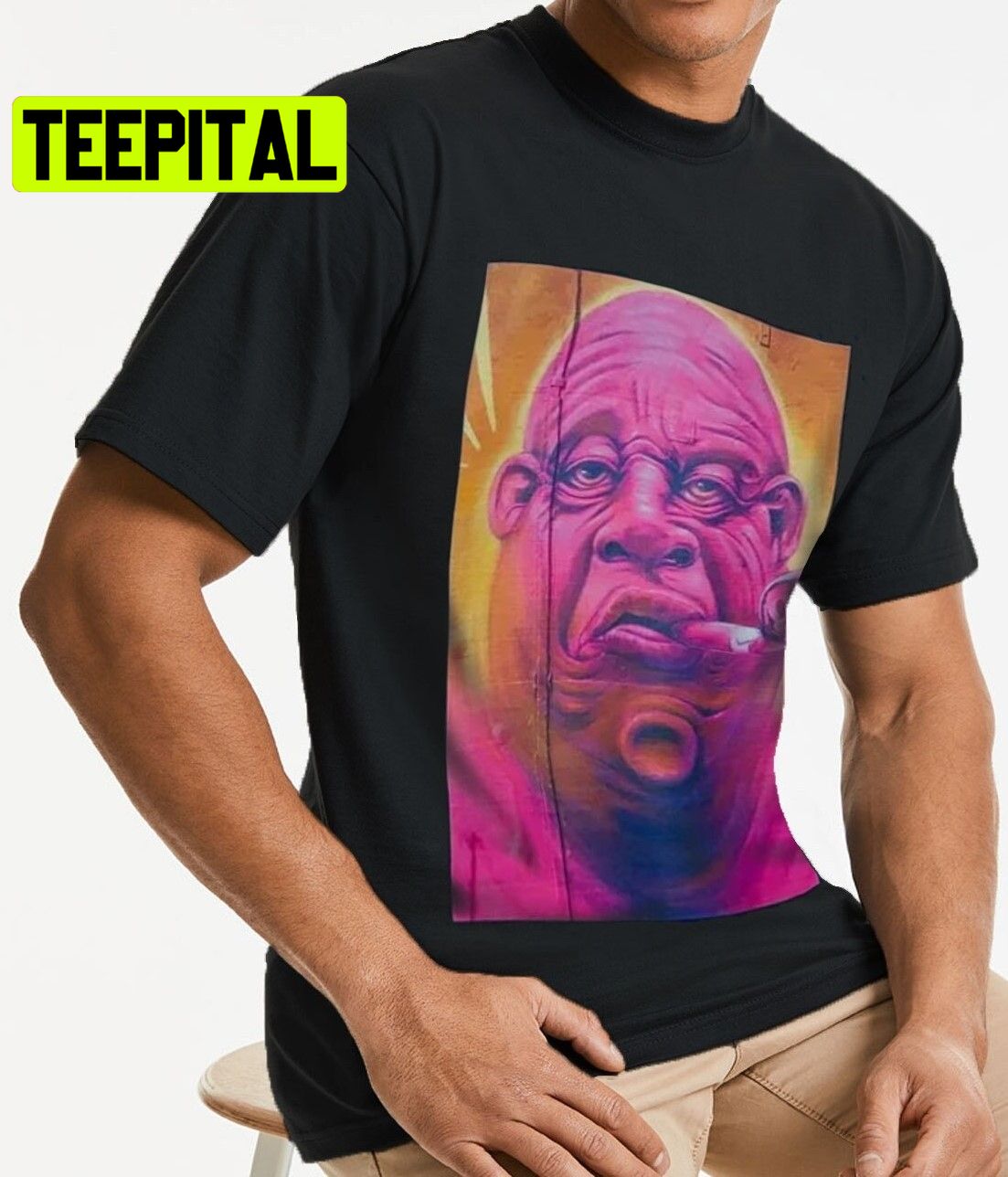 Buddha Street Retro Art Unisex T-Shirt Buddha Street Retro Art Unisex T-Shirt