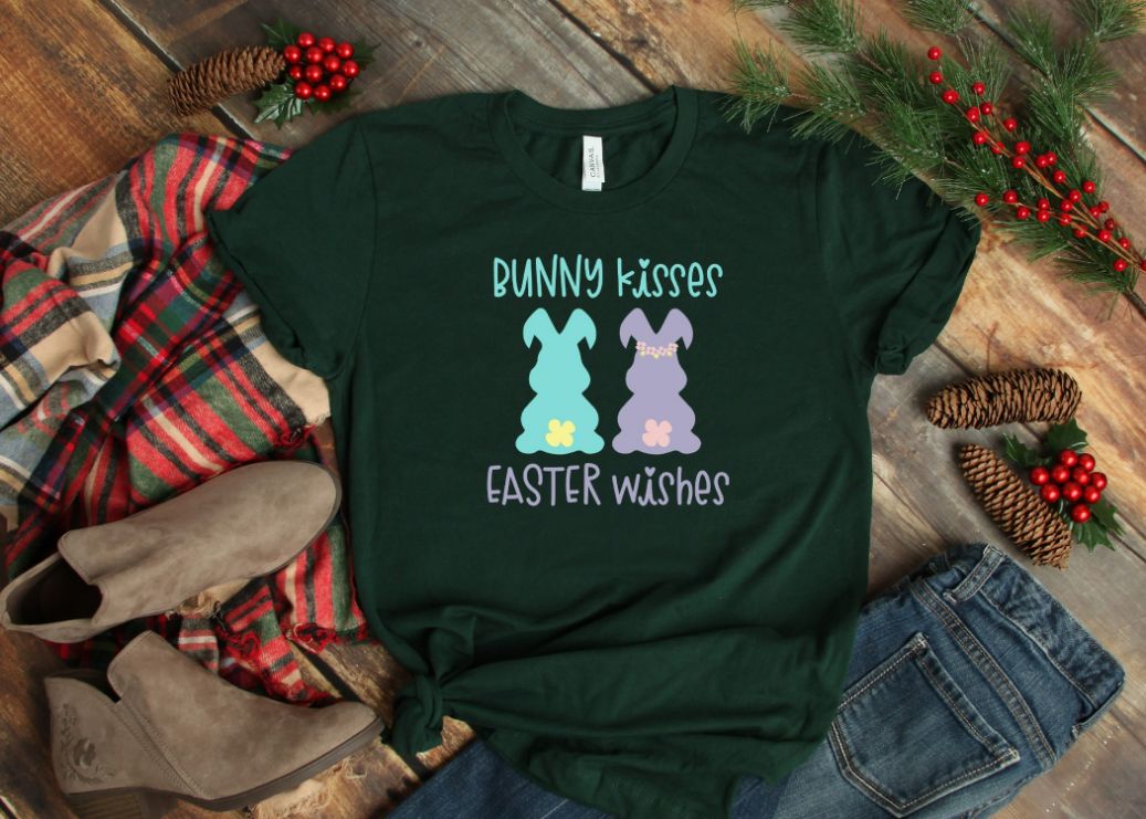 Bunny Kisses Easter Wishes Shirt Bunny Kisses Easter Wishes Shirt