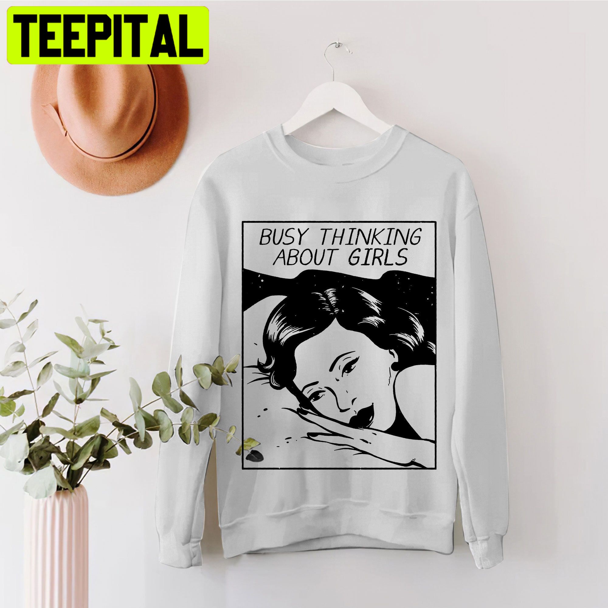 Busy Thinking About Girls Vintage Unisex Shirt Busy Thinking About Girls Vintage Unisex Shirt