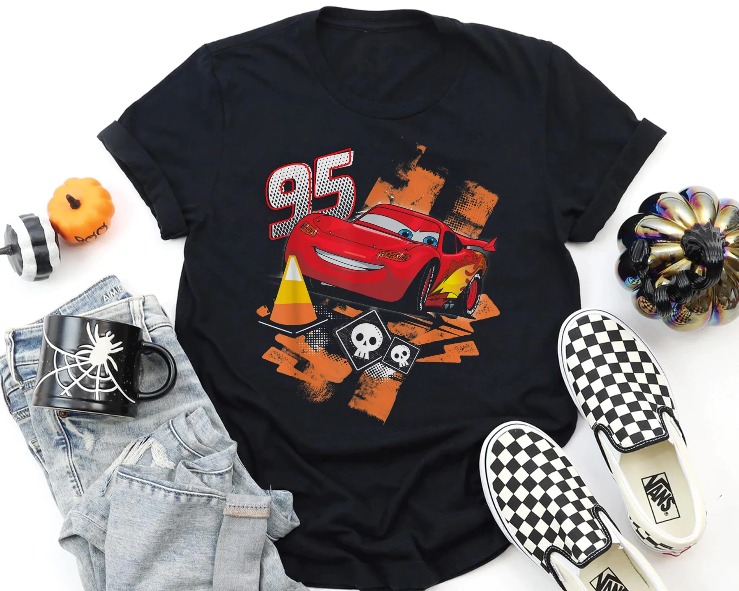 Cars Halloween Mcqueen Disney And Pixar Holiday Unisex T-Shirt Cars Halloween Mcqueen Disney And Pixar Holiday Unisex T-Shirt