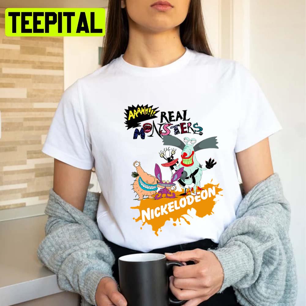 Cartoon Kids Art Ahh Real Monsters Unisex T-Shirt Cartoon Kids Art Ahh Real Monsters Unisex T-Shirt