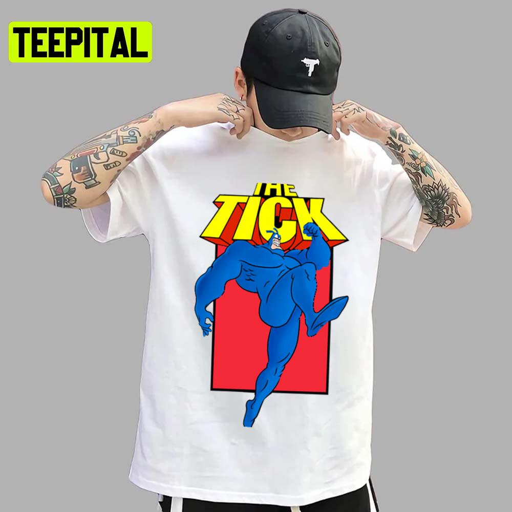Cartoon The Tick The Funny Guy Unisex T-Shirt Cartoon The Tick The Funny Guy Unisex T-Shirt