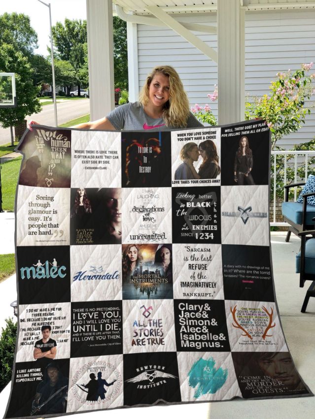 Cassandra Clare Shadowhunter For Fans Quilt Blanket Cassandra Clare Shadowhunter For Fans Quilt Blanket