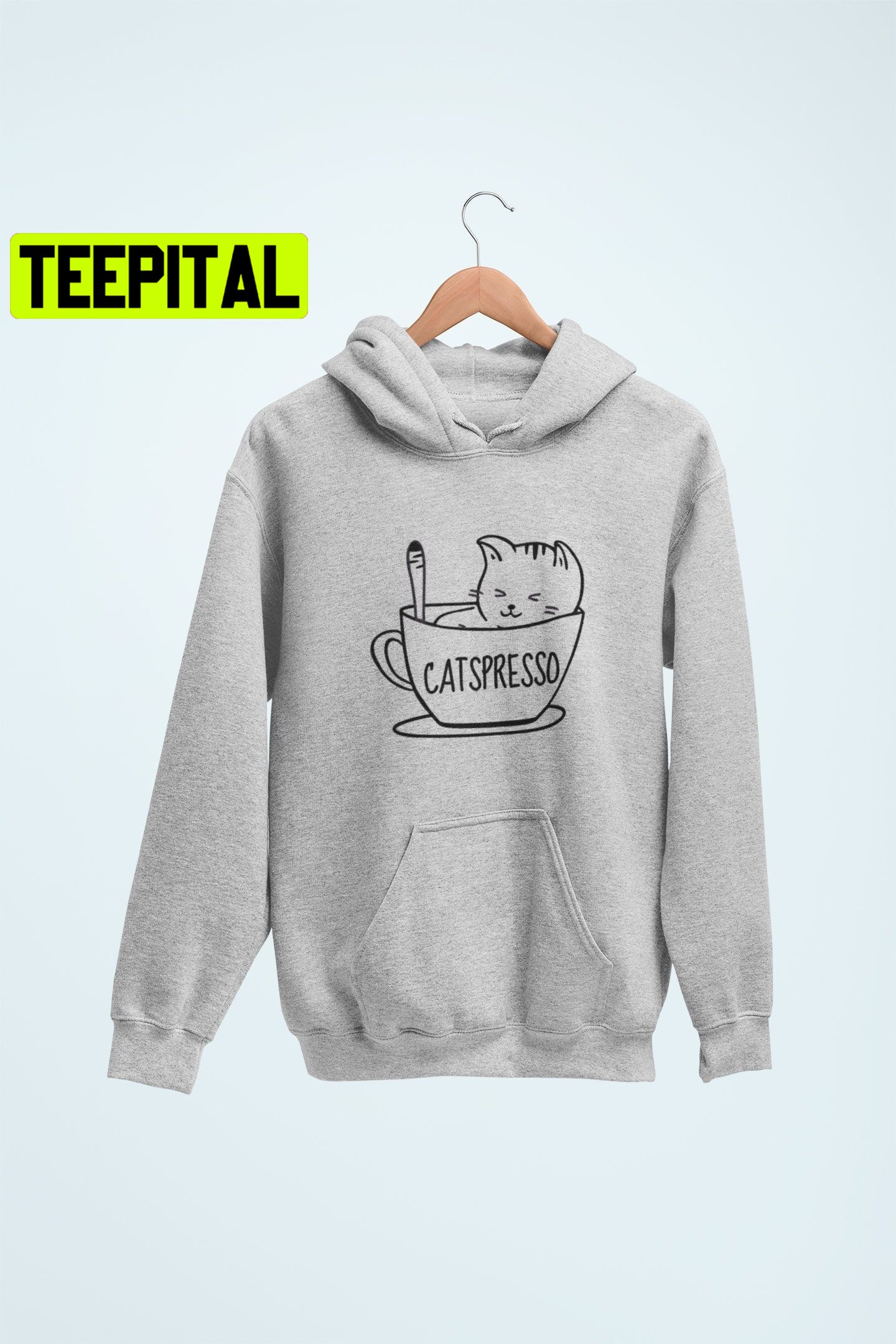 Catspresso Cat Tea Unisex Hoodie Catspresso Cat Tea Unisex Hoodie