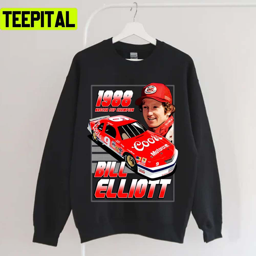 Champion 80s Style Retro Nascar Car Racing Bill Elliott Unisex T-Shirt Champion 80s Style Retro Nascar Car Racing Bill Elliott Unisex T-Shirt