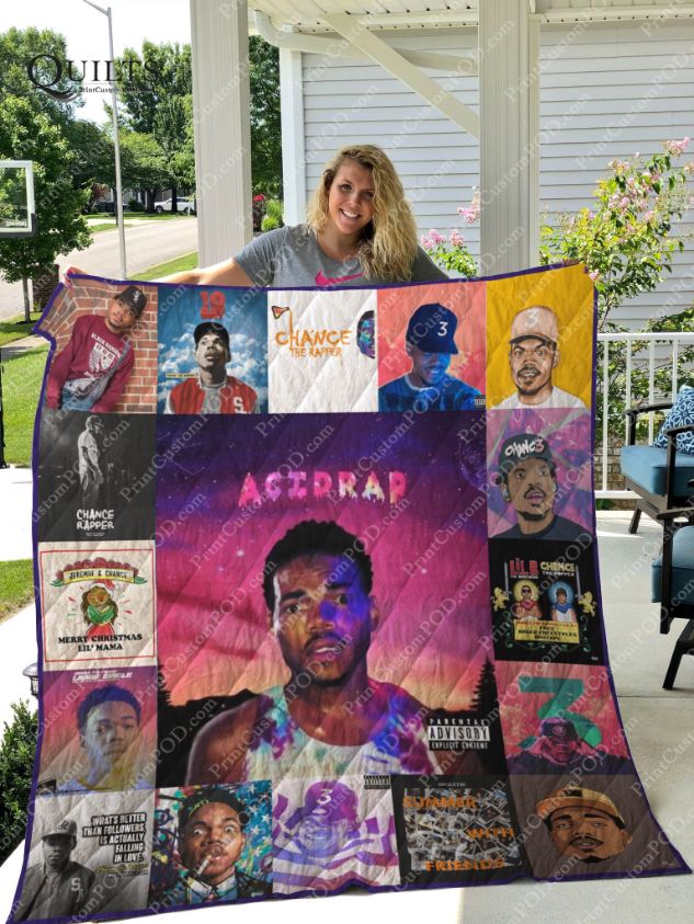 Chance The Rapper For Fans Collected Quilt Blanket Chance The Rapper For Fans Collected Quilt Blanket