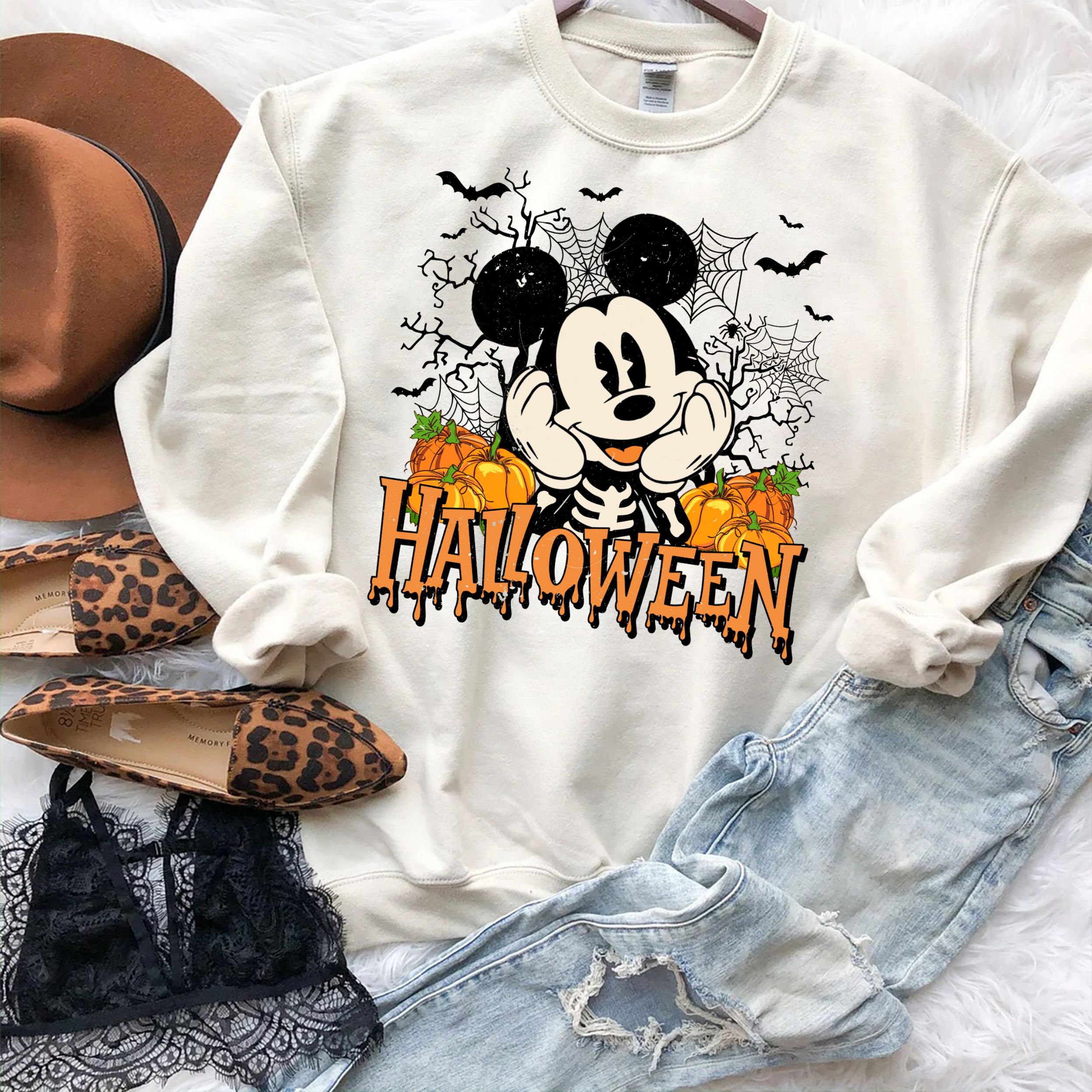 Characters Mickey 2022 Minnie Family Matching Disney Halloween New Art T-Shirt Characters Mickey 2022 Minnie Family Matching Disney Halloween New Art T-Shirt