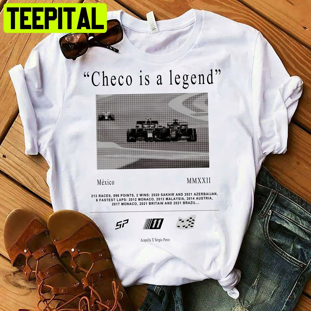 Checo Is A Legend Miamigp F1 Racing Unisex T-Shirt Checo Is A Legend Miamigp F1 Racing Unisex T-Shirt