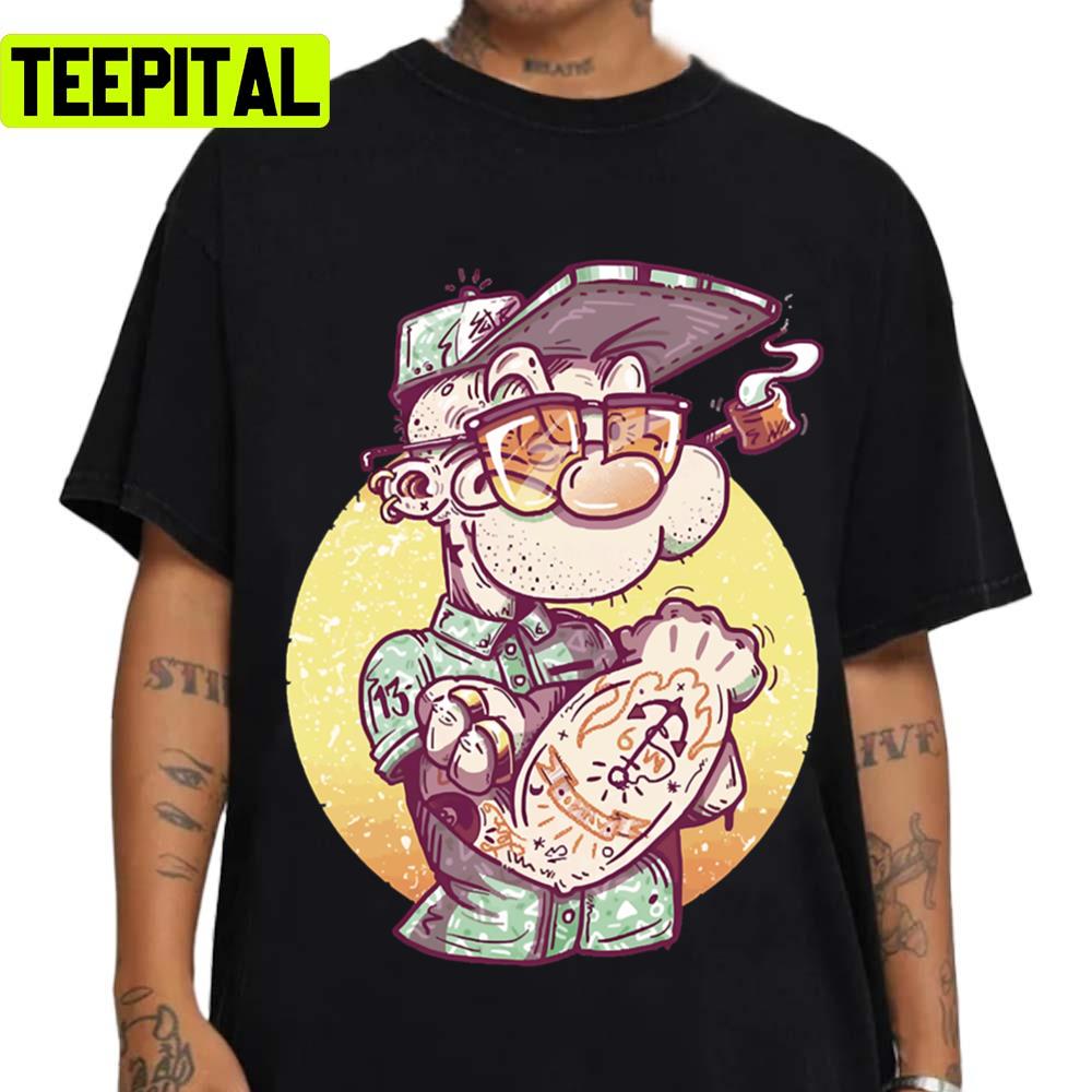 Chibi Sailor Popeye The Sailor Unisex T-Shirt Chibi Sailor Popeye The Sailor Unisex T-Shirt