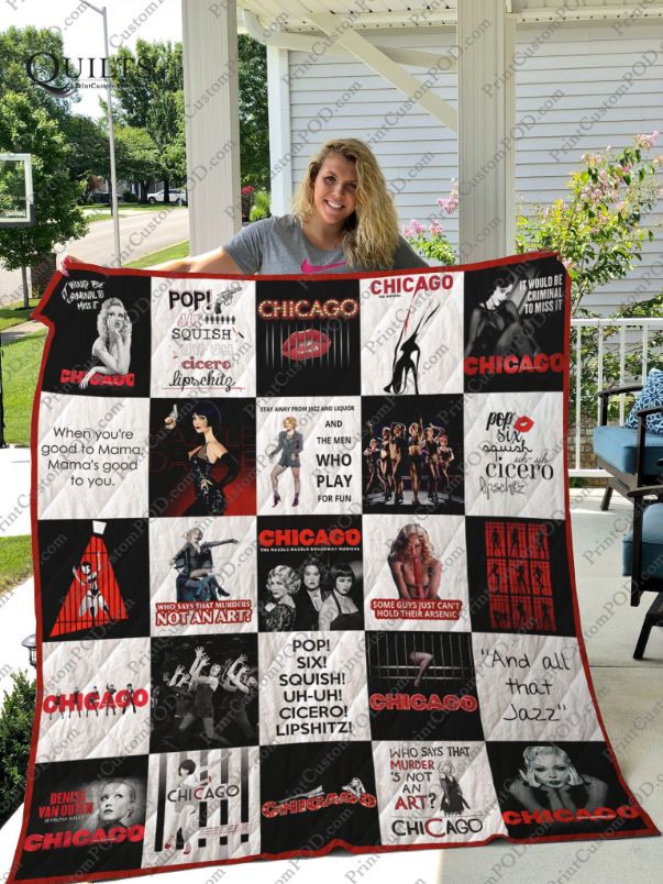 Chicago Musical Combined Quilt Blanket Chicago Musical Combined Quilt Blanket