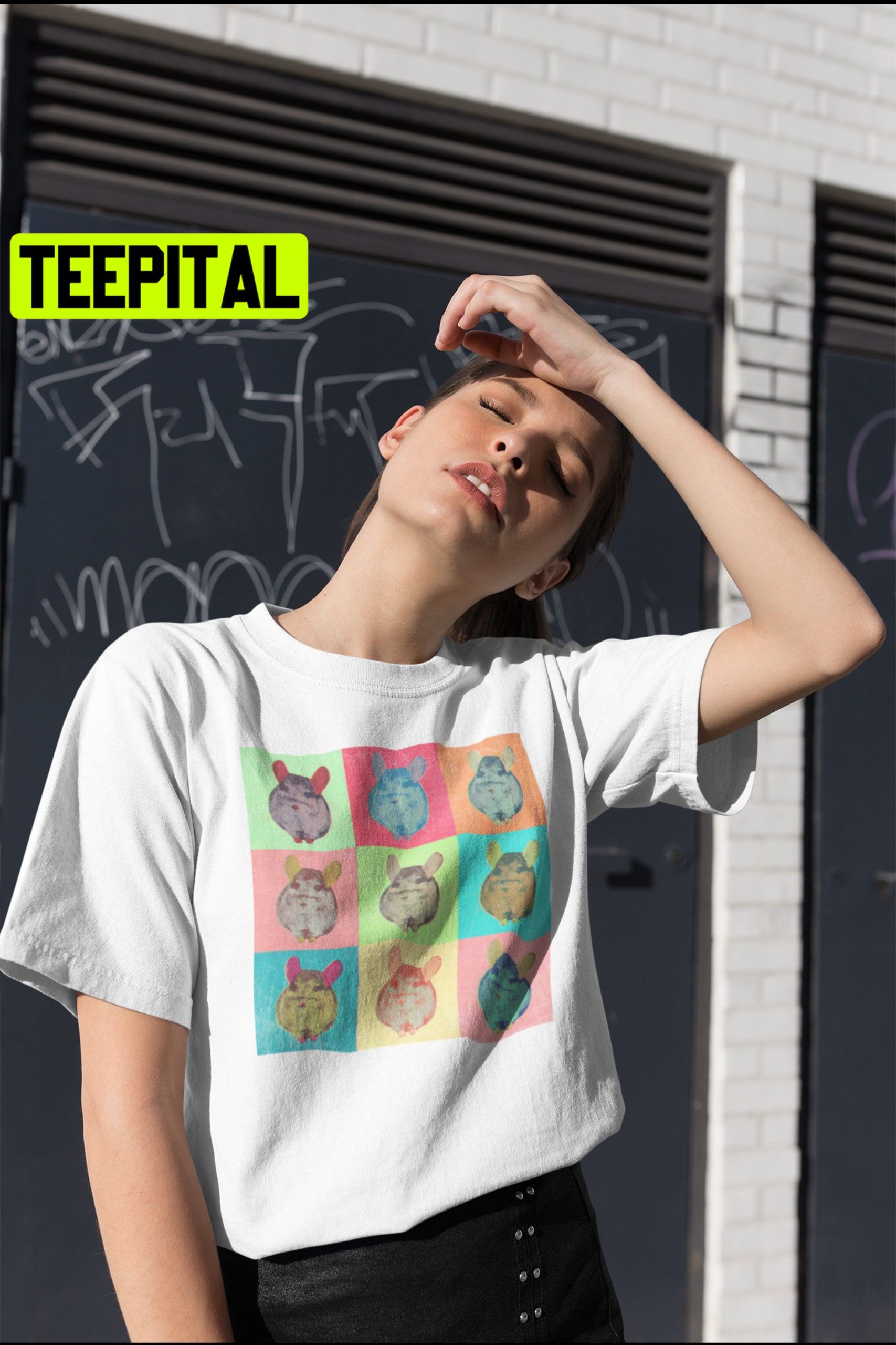 Chinchilla Pop Art Trending Unisex Shirt Chinchilla Pop Art Trending Unisex Shirt