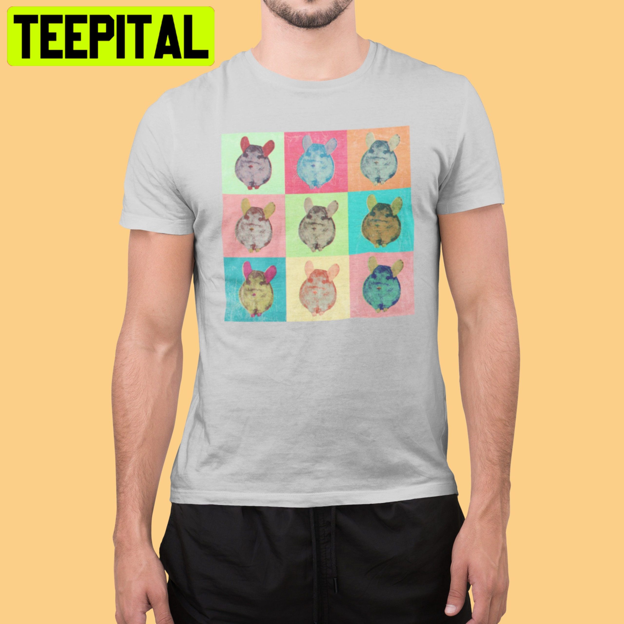 Chinchilla Pop Art Trending Unisex Shirt Chinchilla Pop Art Trending Unisex Shirt