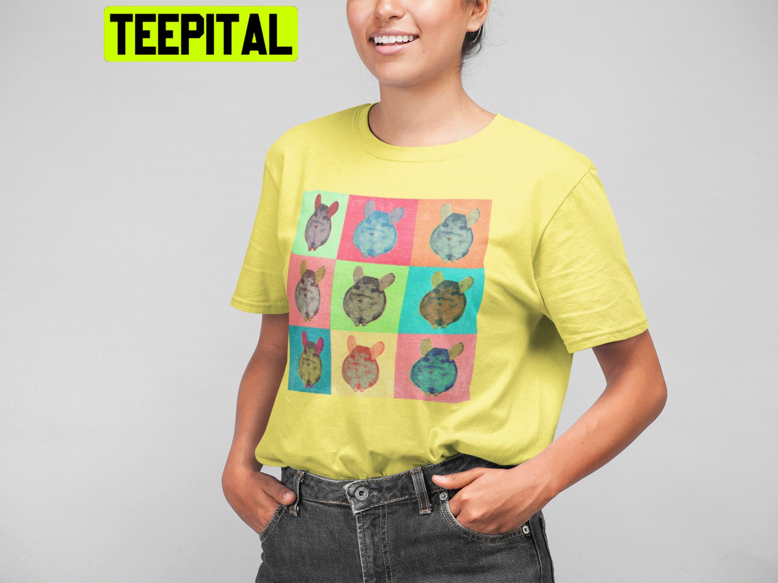 Chinchilla Pop Art Trending Unisex Shirt Chinchilla Pop Art Trending Unisex Shirt