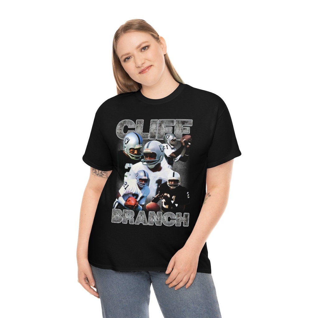 Cliff Branch Hall Of Fame Oakland Raiders Simple Retro Bootleg Design Unisex T-Shirt Cliff Branch Hall Of Fame Oakland Raiders Simple Retro Bootleg Design Unisex T-Shirt