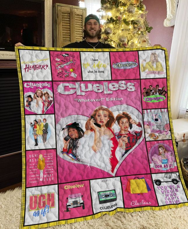 Clueless Poster Quilt Blanket Clueless Poster Quilt Blanket