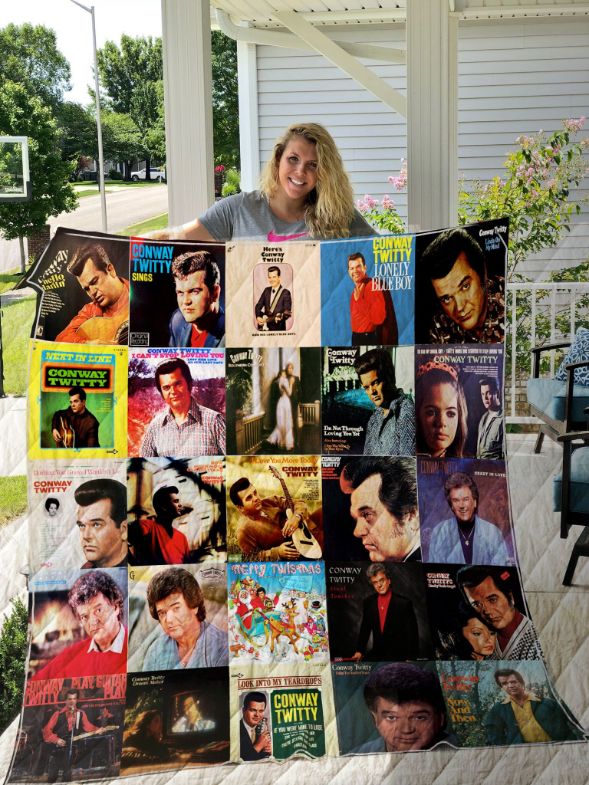 Conway Twitty Style Two Quilt Blanket Conway Twitty Style Two Quilt Blanket