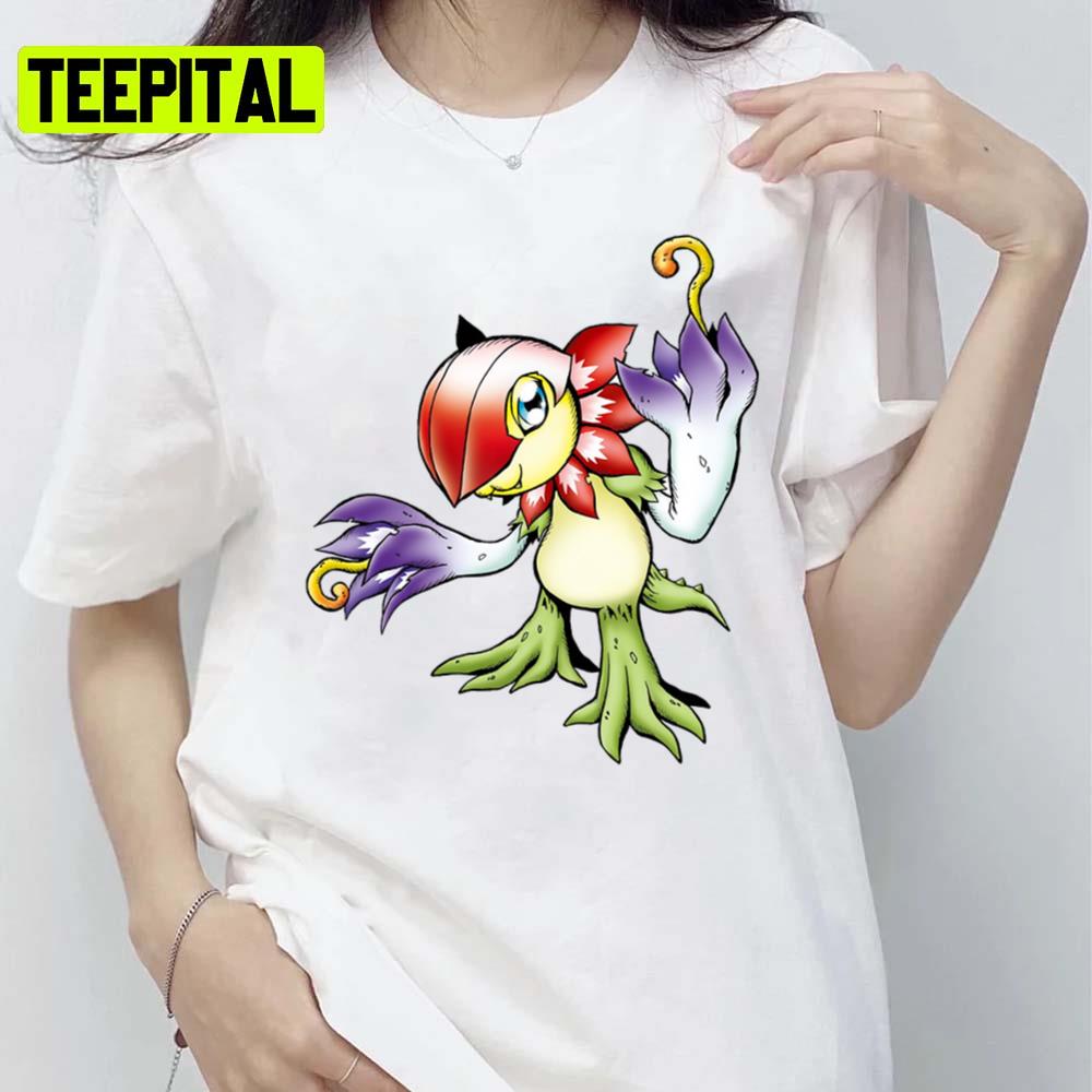 Cool Characters Floramon Digimon Survive Unisex T-Shirt Cool Characters Floramon Digimon Survive Unisex T-Shirt