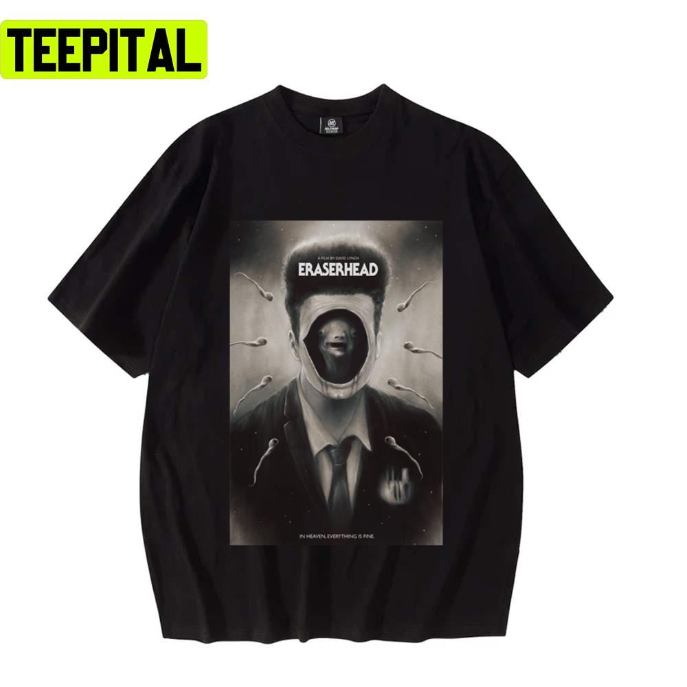 Cool Design Eraserhead - David Lynch Unisex T-Shirt Cool Design Eraserhead - David Lynch Unisex T-Shirt