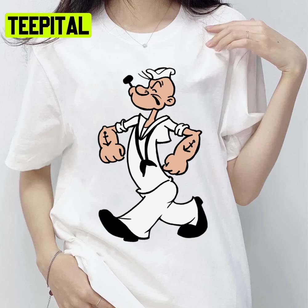 Cool Man Popeye The Sailor Unisex T-Shirt Cool Man Popeye The Sailor Unisex T-Shirt