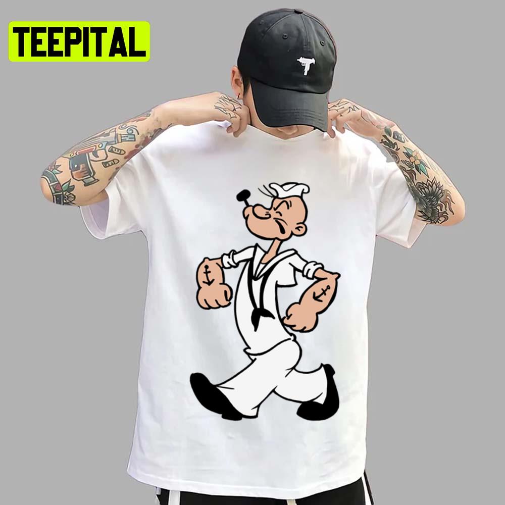Cool Man Popeye The Sailor Unisex T-Shirt Cool Man Popeye The Sailor Unisex T-Shirt