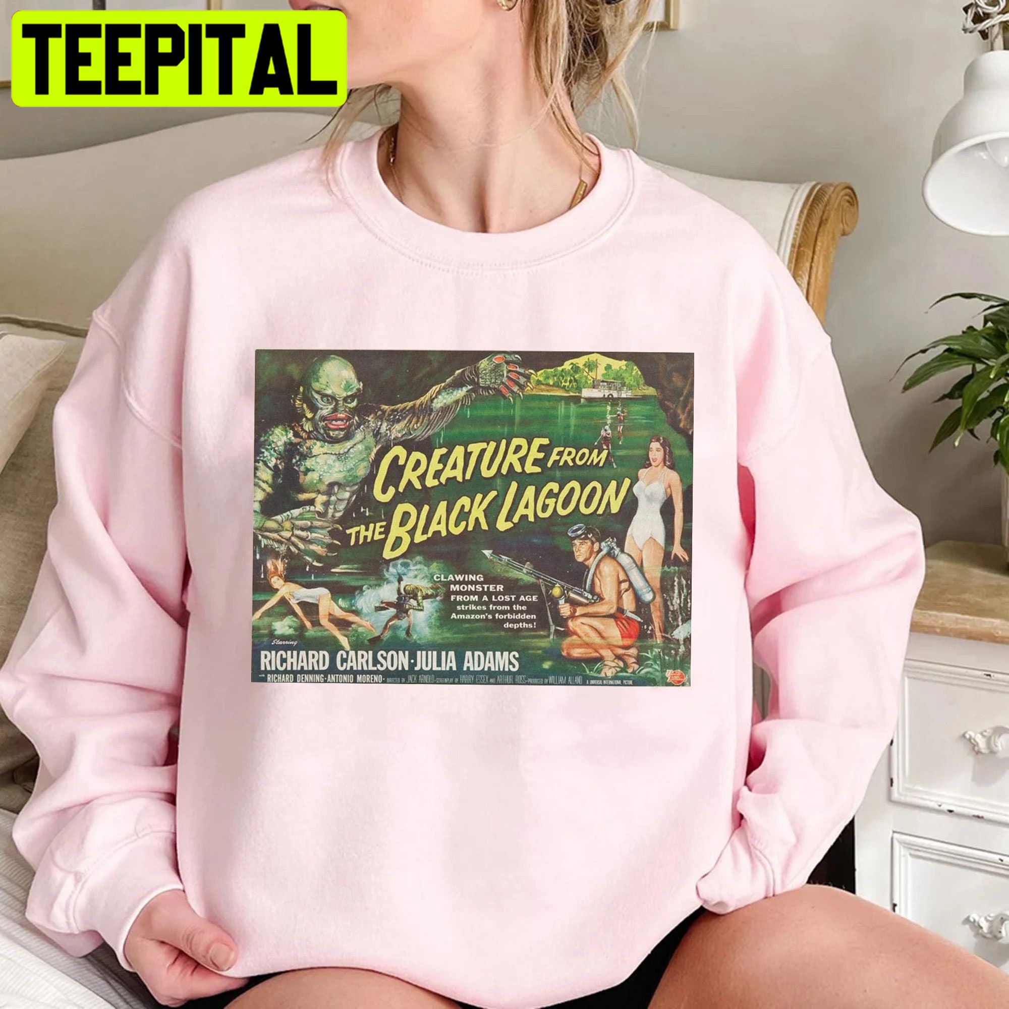Creature From The Black Lagoon 1954 Vintage Horror Unisex Shirt Creature From The Black Lagoon 1954 Vintage Horror Unisex Shirt