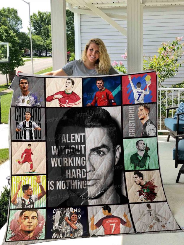 Cristiano Ronaldo Collection Quilt Blanket Cristiano Ronaldo Collection Quilt Blanket
