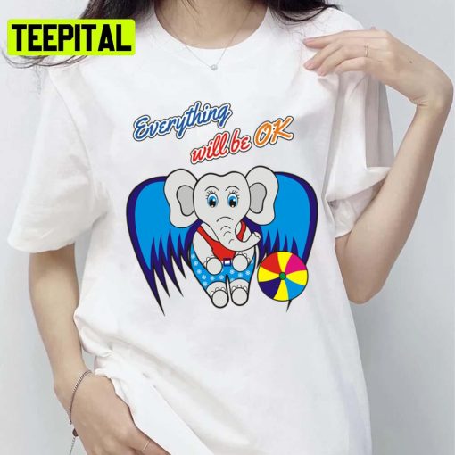 Cute Baby Elephant With A Ball Baby Suit Trending Unisex T-Shirt