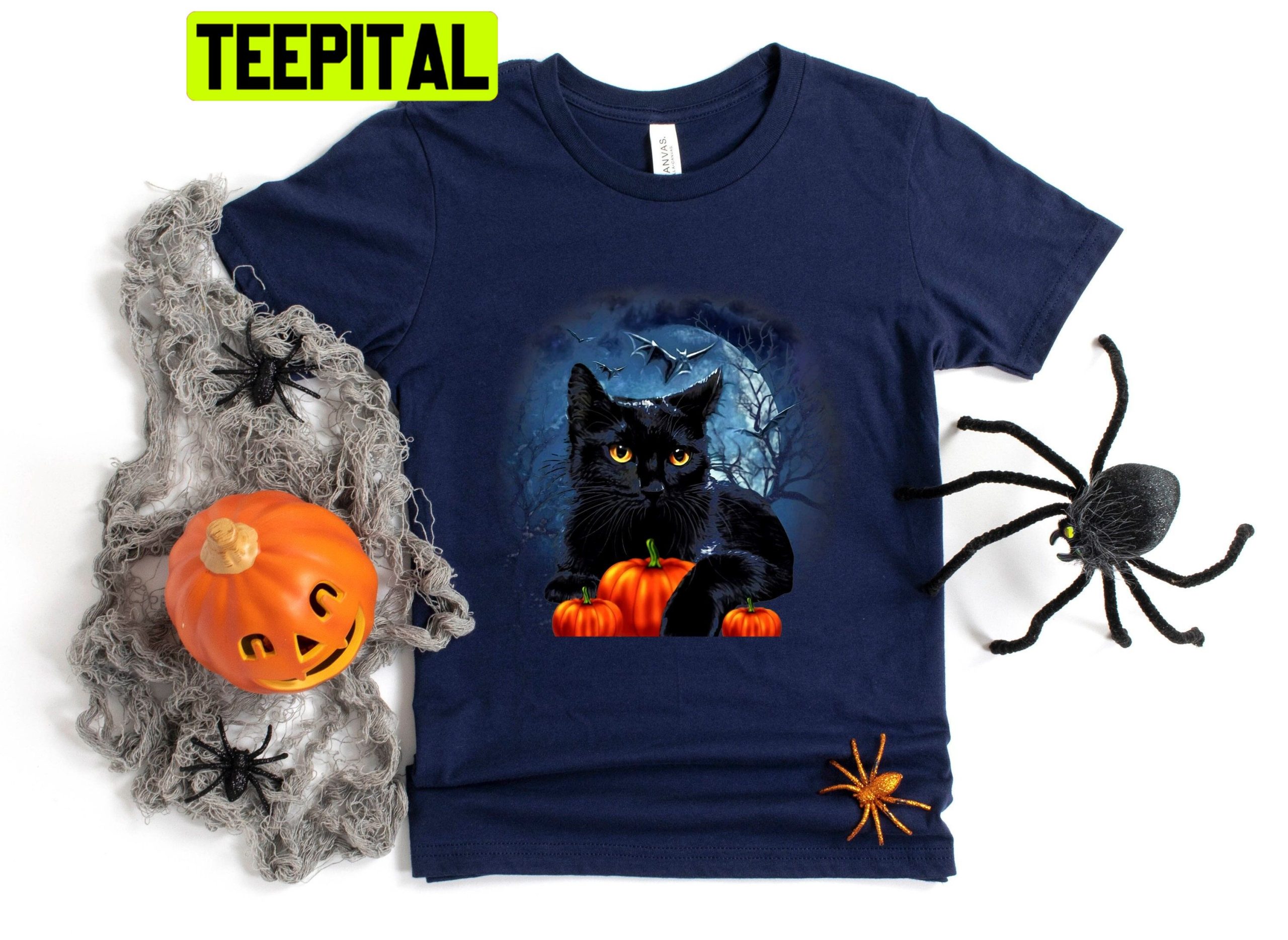 Cute Black Cat Hug Pumpkin Halloween Pumpkin Unisex T-Shirt Cute Black Cat Hug Pumpkin Halloween Pumpkin Unisex T-Shirt