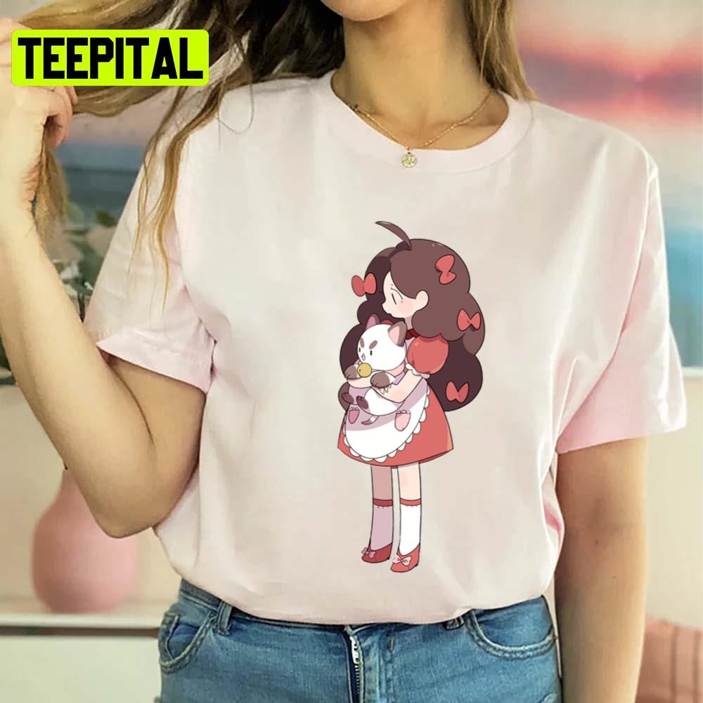 Cute Cartoon Bee And Puppycat Unisex Sweatshirt Cute Cartoon Bee And Puppycat Unisex Sweatshirt
