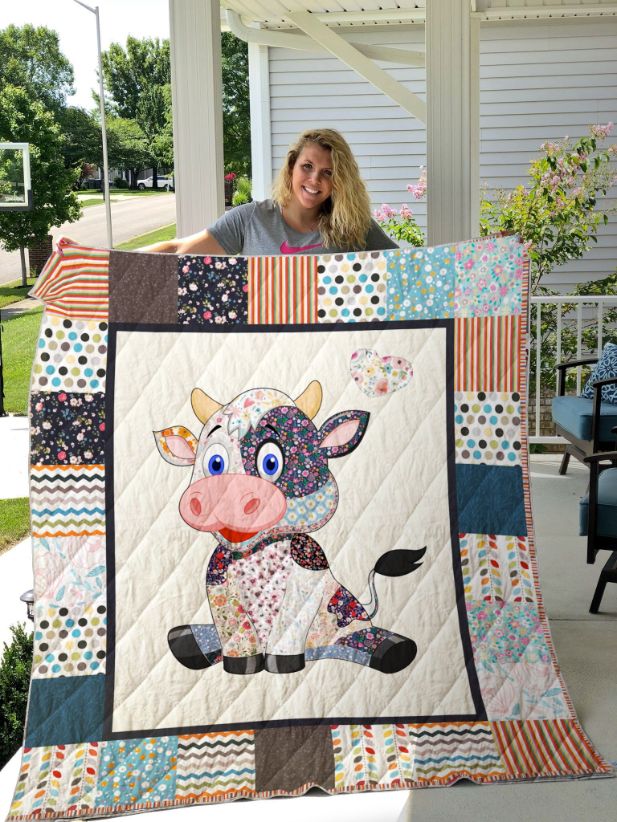 Cute Cow Quilt Blanket Cute Cow Quilt Blanket