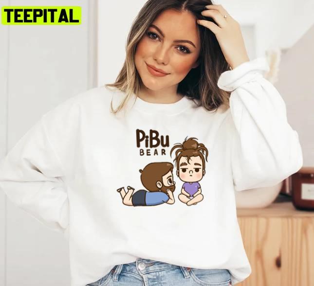 Cute Design For Couple Pibubear Unisex Sweatshirt Cute Design For Couple Pibubear Unisex Sweatshirt