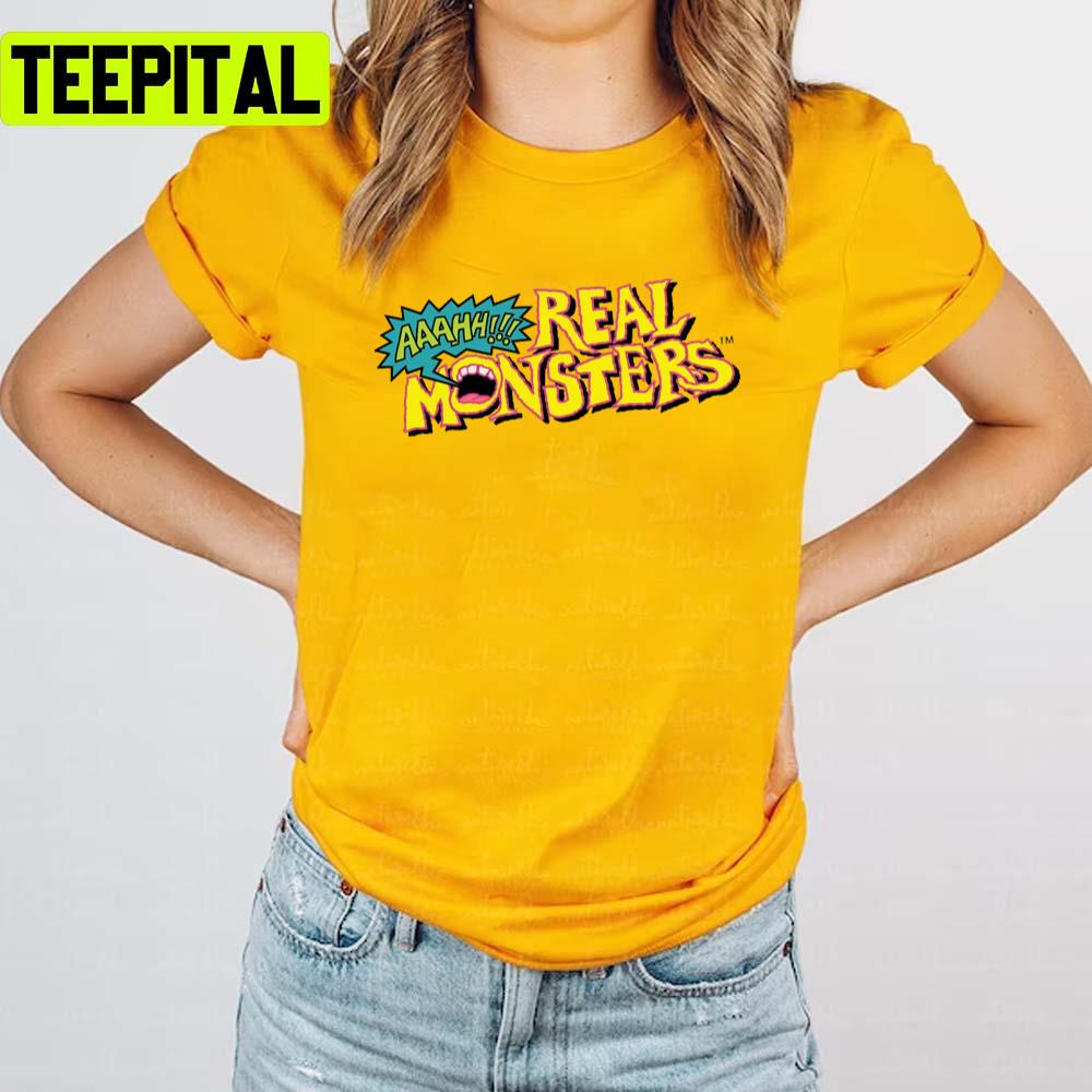 Cute Logo Design Ahh Real Monsters Unisex T-Shirt Cute Logo Design Ahh Real Monsters Unisex T-Shirt
