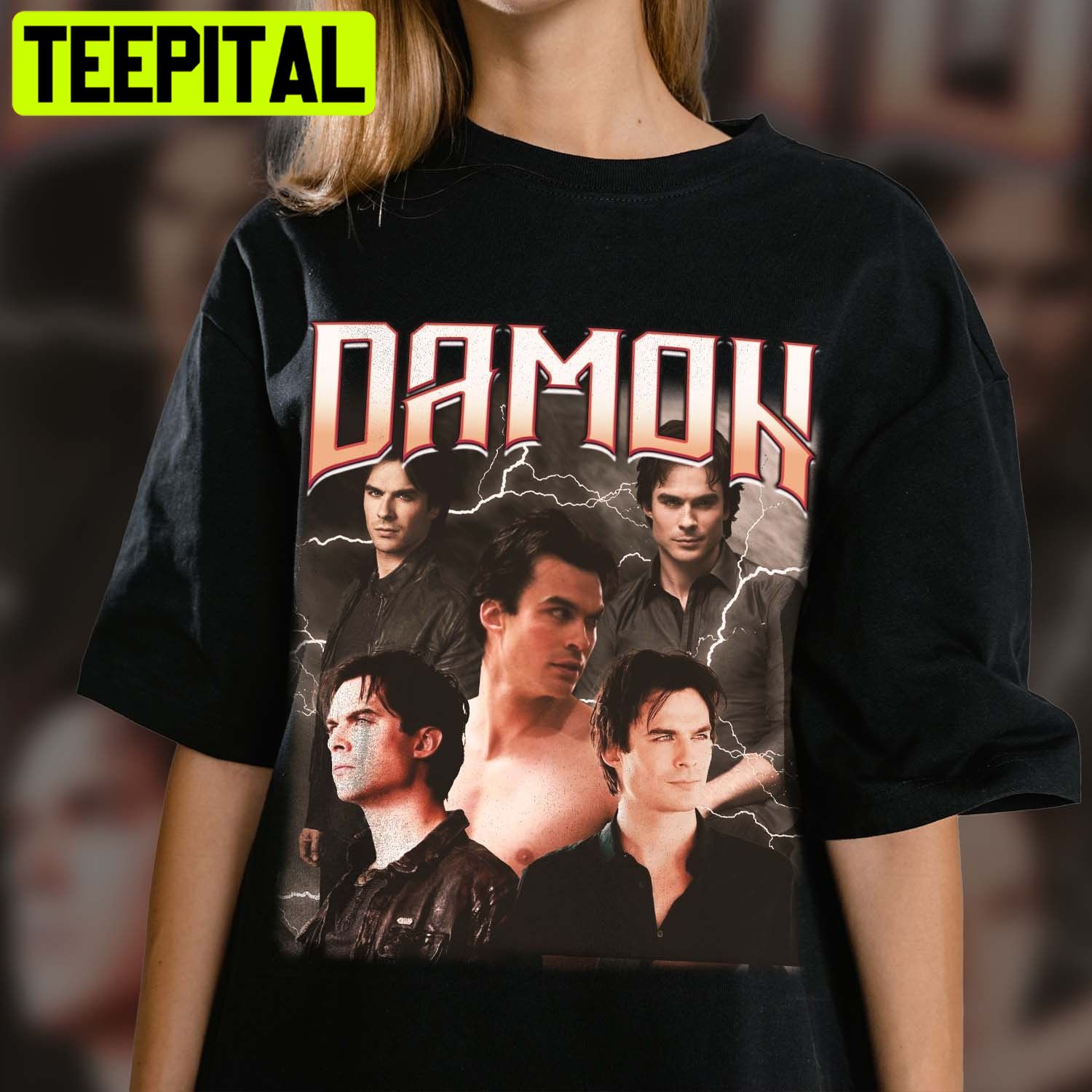 Damon Salvatore Vintage Unisex T-Shirt Damon Salvatore Vintage Unisex T-Shirt