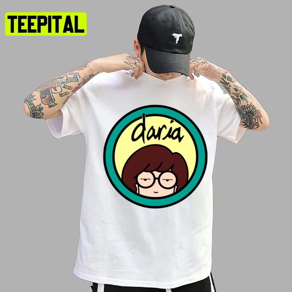 Daria Logo Funny Face Unisex T-Shirt Daria Logo Funny Face Unisex T-Shirt