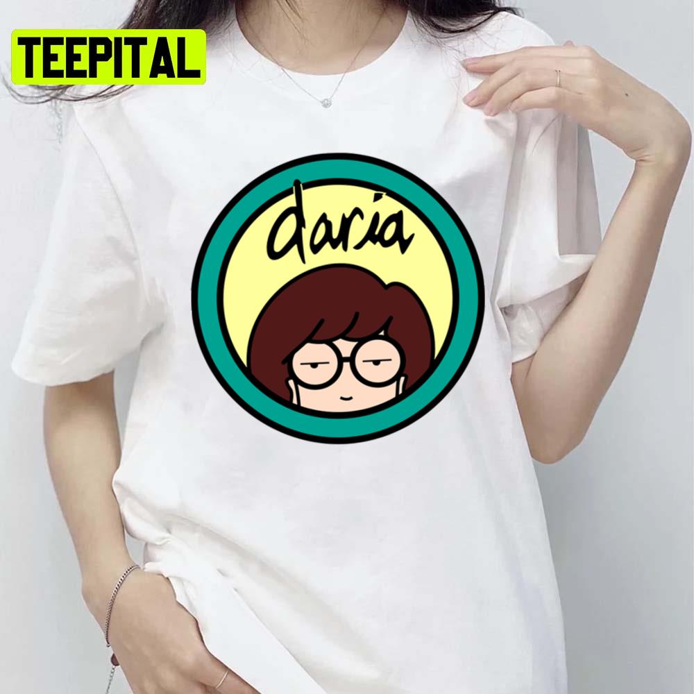Daria Logo Funny Face Unisex T-Shirt Daria Logo Funny Face Unisex T-Shirt
