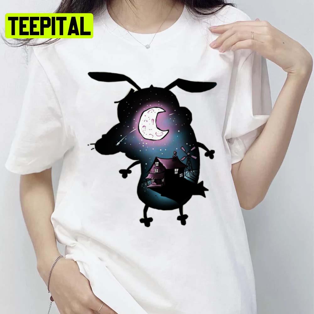 Dark Courage The Cowardly Dog Unisex T-Shirt Dark Courage The Cowardly Dog Unisex T-Shirt