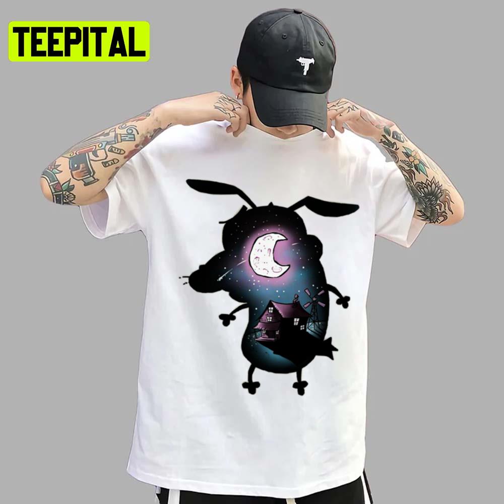 Dark Courage The Cowardly Dog Unisex T-Shirt Dark Courage The Cowardly Dog Unisex T-Shirt