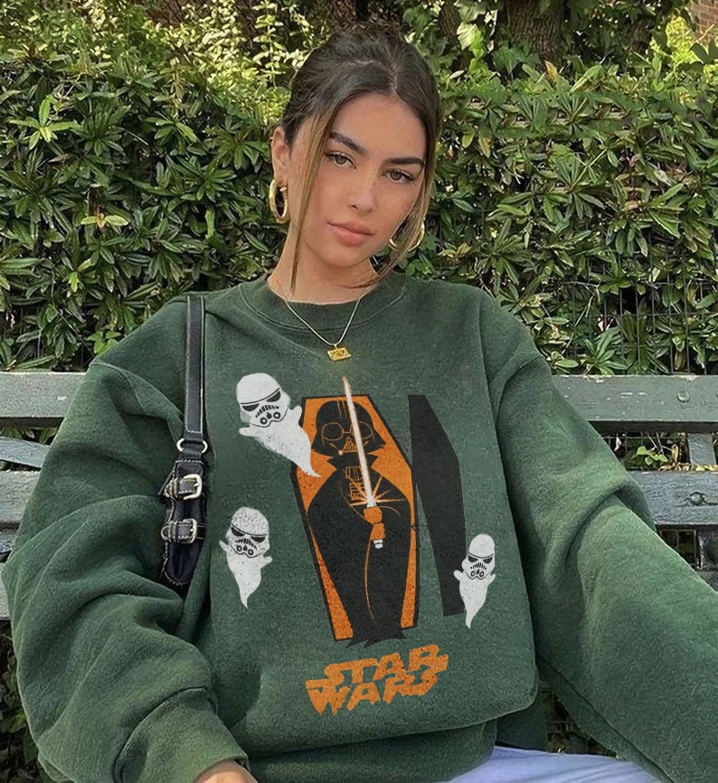 Dark Vader Funny Star Wars Comics Disney Halloween Unisex Sweatshirt Dark Vader Funny Star Wars Comics Disney Halloween Unisex Sweatshirt