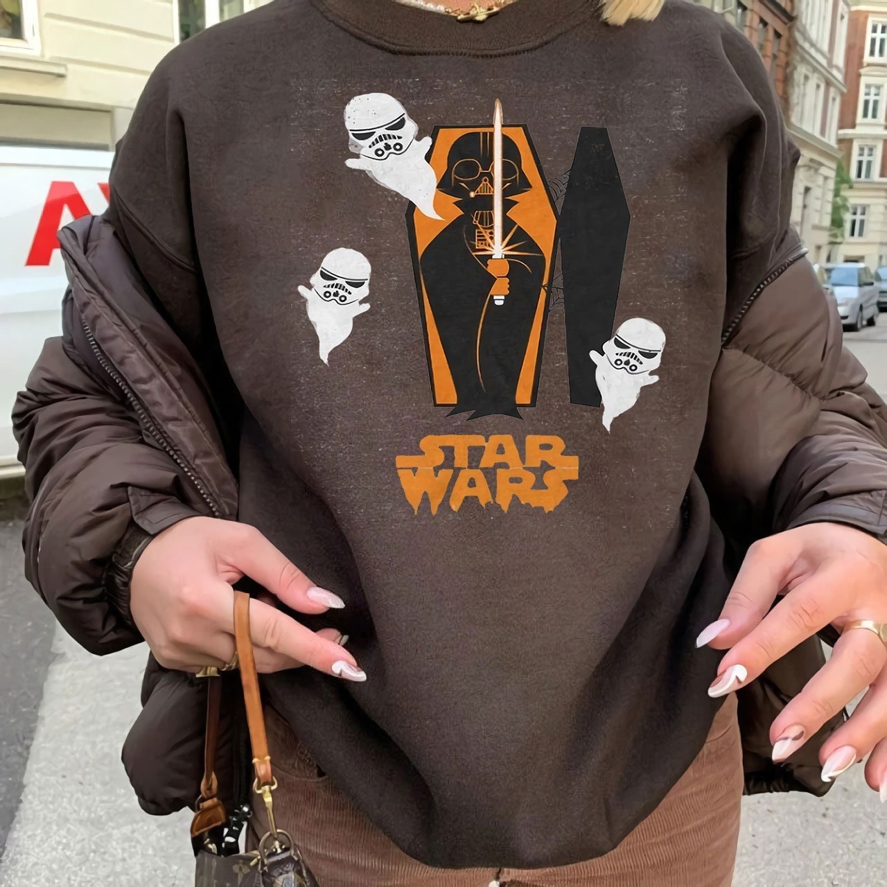 Dark Vader Funny Star Wars Comics Disney Halloween Unisex Sweatshirt Dark Vader Funny Star Wars Comics Disney Halloween Unisex Sweatshirt
